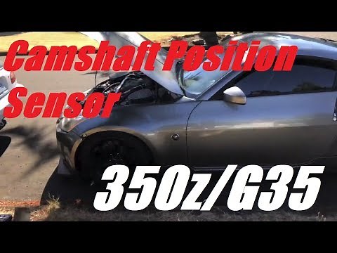 350z/G35 VQ35DE Camshaft Position Sensor Replacement DIY