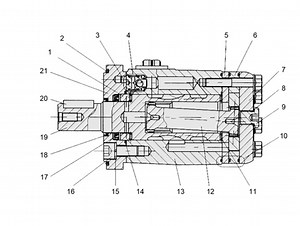 How does orbital hydraulic motor work?