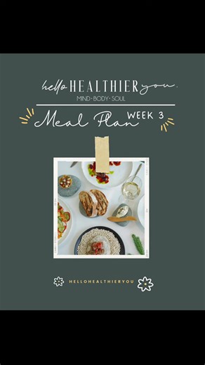 Weekly Meal Plan for Healthy Weight Loss Journey