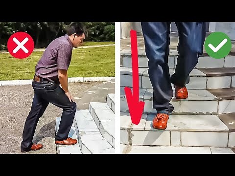 Como subir e descer escadas corretamente? Dr. Alekseev