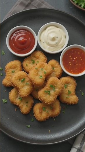 Crispy Chicken Nuggets Recipe | Homemade Chicken Nuggets | Easy & Crunchy Snack #shorts