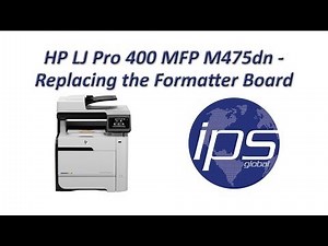 HP M475dn - Replacing the Formatter Board
