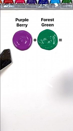 Satisfying color recipes #colormixing #paintmixing #tappingsounds