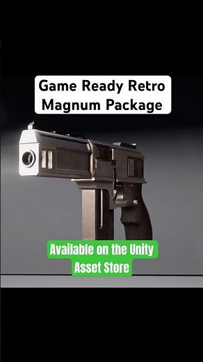 Game Ready Retro Magnum Package |Now Live on Asset Store #assetpack #unityasset #assetsstore