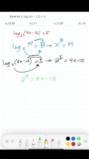 UPCAT: Logarithm Equation | Numberbender