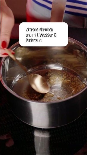 Erfrischender Frozen Joghurt mit selbstgemachter Zitronen-Zeste