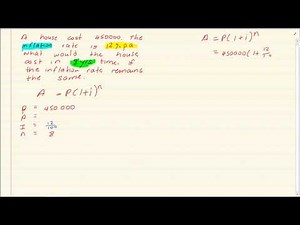Grade 10: Financial Maths : working with Inflation calculations