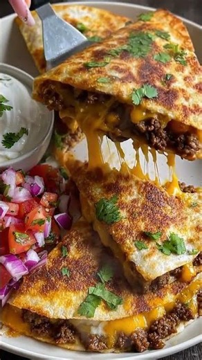 Beef & Cheese Quesadillas
