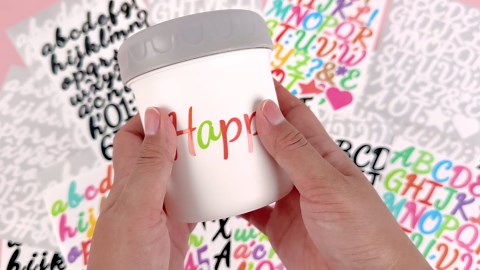 1600 Pieces 30 Sheets Vinyl Cursive Letters Stickers Set,1 Inch Gold Self Adhesive Alphabet Number Stickers,DIY Small Letter Number Decals for Scrapbooking,Water Bottles,Jars,Spices,Craft,Mailbox