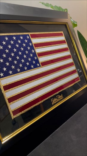  Ever seen the American Flag in real 24K gold & 925 silver? You...