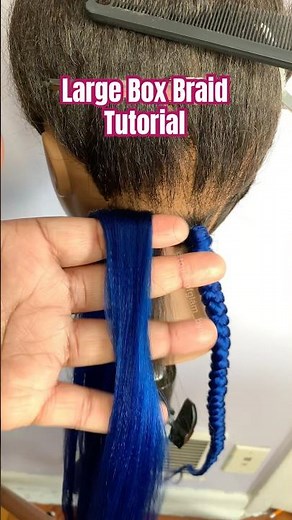 Large Box Braid Tutorial