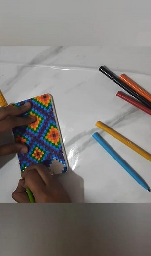 Tessellation Art! 📏✨ Easy Graph Sheet Pattern Tutorial | Craft And Paper