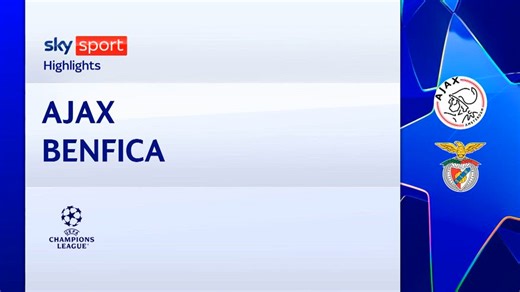 Ajax-Benfica 0-2: gol e highlights