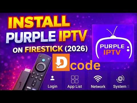 How to Install Purple Player on Firestick/Android TV for Live TV 🟣