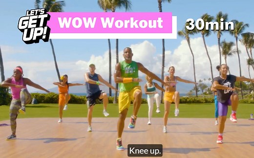 Shaun T熊T-Let's Get Up! 有氧健身燃脂操 WOW Workout 30分钟欢乐减脂操【英文字幕】新手友好 大基数友好