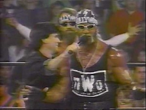 (04.27.1998) WCW Monday Nitro Pt. 4 - nWo Hollywood Hogan on the mic with Eric Bischoff & Disciple