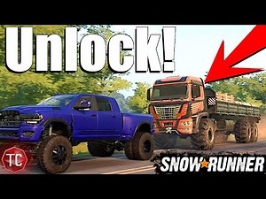 SnowRunner: How To Unlock The FEMM 37-AT! Full Mission Walkthrough Gameplay! (Most Powerful Truck!?)
