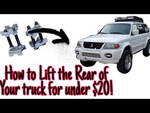 Installing Spring Spacers on Coil springs. #Diy #Monterosport #Pajerosport #insanefriends