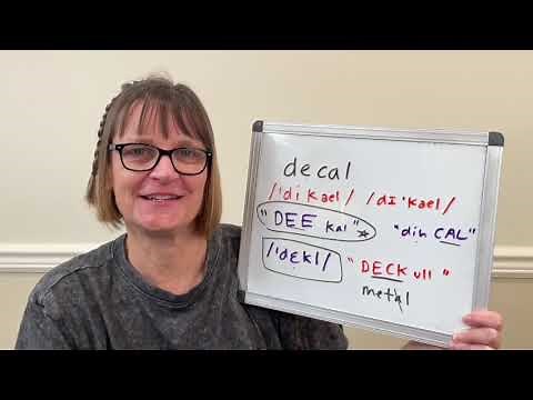 How to Pronounce Decal (3 Correct Ways)