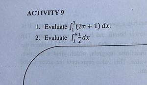 Evaluate the following definite integrals:\int_{1}^{3} (2x   ... | Filo