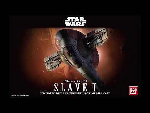 Star Wars Slave I - Boba Fett's ship (Bandai 1/144 scale model)