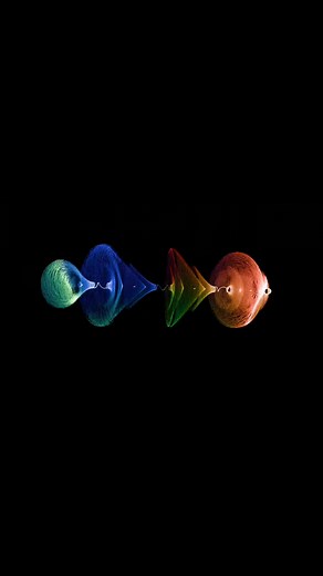 1D Gaussian wave packet, shown in the complex plane, for a=2 and k=a^2. #quantummechanics #mathematicalmodeling #gaussianintegral #wavelet #wavefunction #complexplane #1D #shrodingerequation #quantumfieldtheory #mathematician #blender3d #geometrynodes #topology #signalprocessing #spectralanalysis #complexanalysis #computerscience