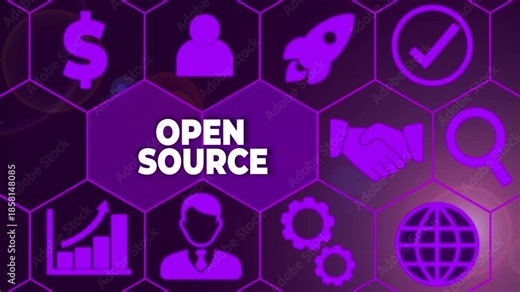 Word writing text Open Source. Business photo showcasing denoting software which original source code is made free