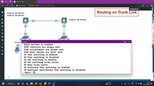 26K views · 515 reactions | Layer-3 Routing Protocols over Layer-2 Trunk Link | PM Networking | Facebook