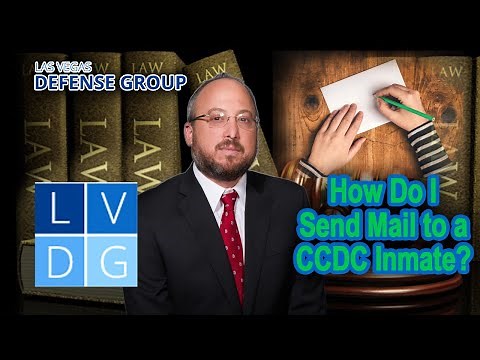 How do I send mail to an imate at CCDC in Las Vegas, NV?