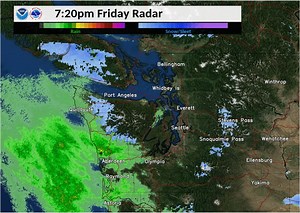 2.5K views · 30 reactions | 4:10 AM Radar Update: Lowland rain and mountain snow continue this morning. Up north across Whatcom County, snow and/or light freezing rain being reported. Watch for slick roads this morning! And if you're awake up there, let us know what type of precipitation you're seeing! | US National Weather Service Seattle Washington | Facebook