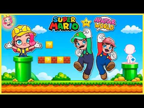 ✨😱 I CREATE ALL the SUPER MARIO CHARACTERS in Avatar World! 🍄🔥 TOTAL Chaos