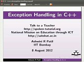 Exception Handling in English