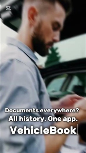 Get rid of hundreds documents and keep them in #vehiclebook #insurance #skoda #volkswagen #money