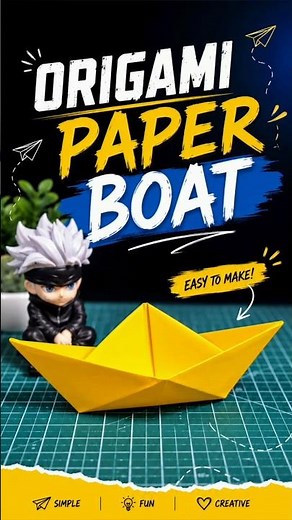 How to Make an Origami Paper Boat