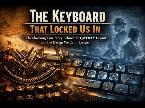 The Dark History of Your Keyboard (Why It Was Designed This Way)
