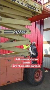 Instalación de paneles pro rib #roofing #construction #consejos #ideas