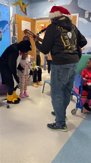 Visit to Children's Ward at Queens Hospital