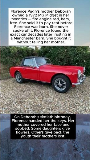 Florence Pugh Restored Her Mother's MG Midget — She Bought It Back Crying
