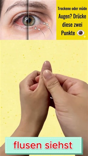 Dry, irritated, or tired eyes? #health #authenticliving #acupressure #wellness #relaxation