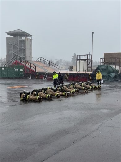 Oceanside Fire Department | Weather is part of the environment we operate in. Today’s rain is just another training condition for our Oceanside Fire recruits and... | Instagram