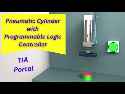 Control Pneumatic Cylinder with PLC || TIA Portal training session for Beginners