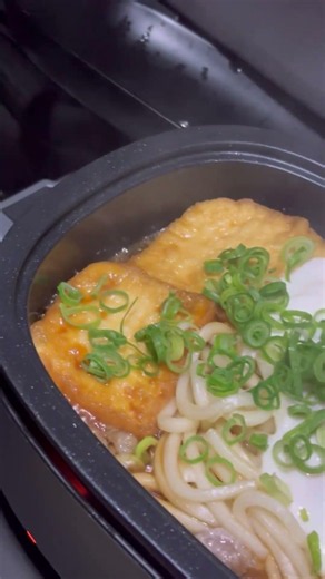 トラックでプチすき焼き作ってみた👍
