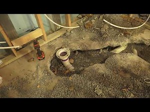 How To Install Bathroom & Bar Plumbing in a Basement