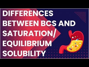 Differences Between BCS and Saturation/Equilibrium Solubility