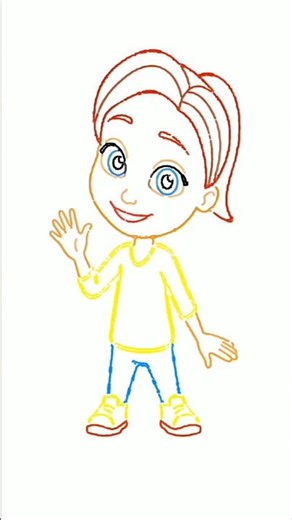 Pırıl Çizgi Film Karakteri Çizimi | Drawing with Code | Algorithmic Art