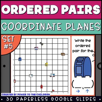 Quadrant 1 Coordinate Plane Writing Ordered Pairs Community Helpers 5th Grade