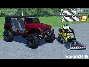 TAKING DOORS OFF JEEP! | Homeowner | Home Depot Vermeer Rental | FS19