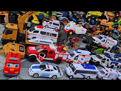 Unboxing RC Electric Ambulance, RC Military Missile Vehicle, Electric S.W.A.T Bus, RC Ladybug,