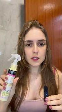 Clareando cabelo com spray John Frieda go blonder #cabelo #loiro #johnfrieda #goblonder #beleza