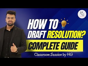 How to Draft Perfect Resolutions in Corporate Law | Scoring Tips